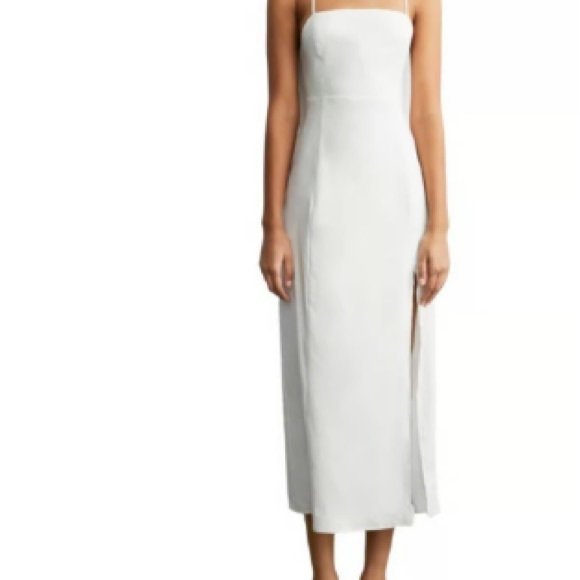 Zara Linen Openback Dress - Picture 4 of 4